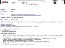 "You're in the Spotlight" Lesson Plan