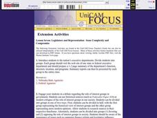 Legislators and Representation - Issue Complexity and Compromise Lesson Plan