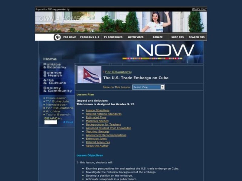 The U.S. Trade Embargo on Cuba Lesson Plan