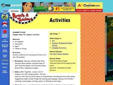 Summer Plans Lesson Plan