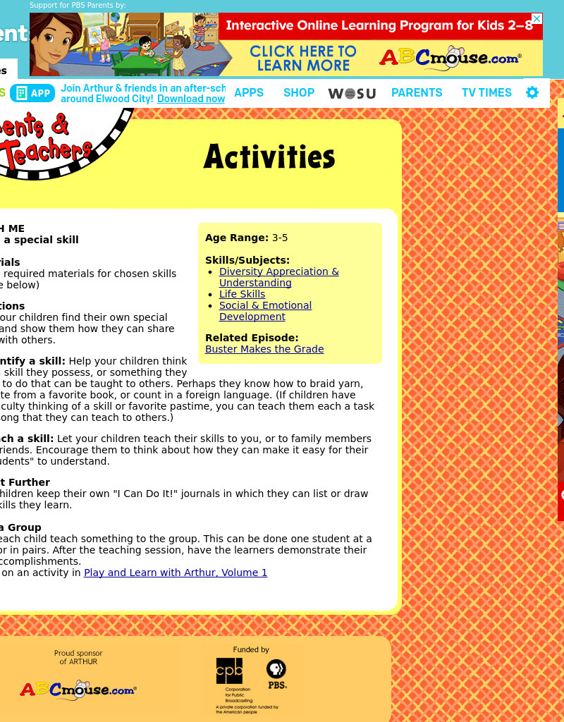 Teach Me Lesson Plan