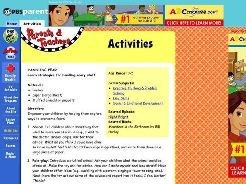 Handling Fear Lesson Plan