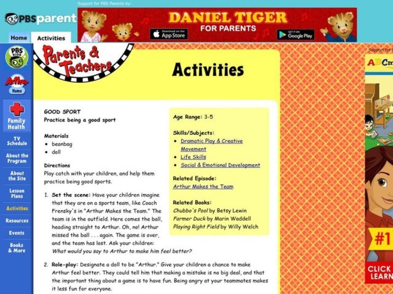 Good Sport Lesson Plan