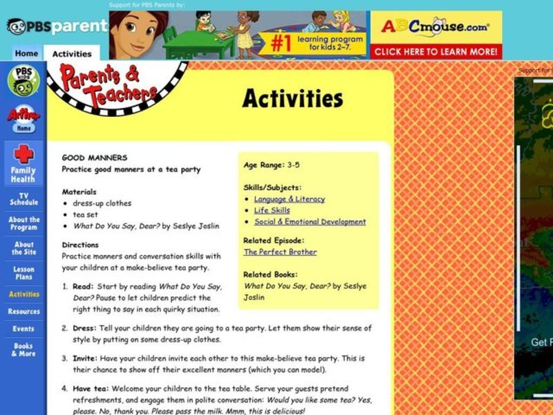 Good Manners Lesson Plan