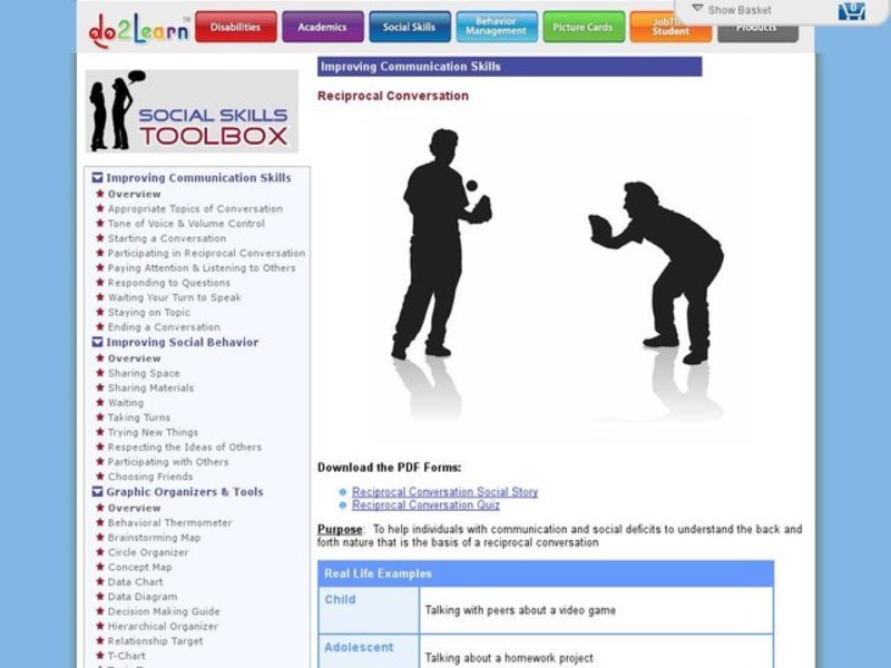 Reciprocal Conversation Activity