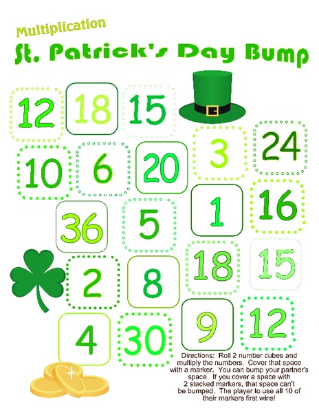 St. Patrick's Day Bump Learning