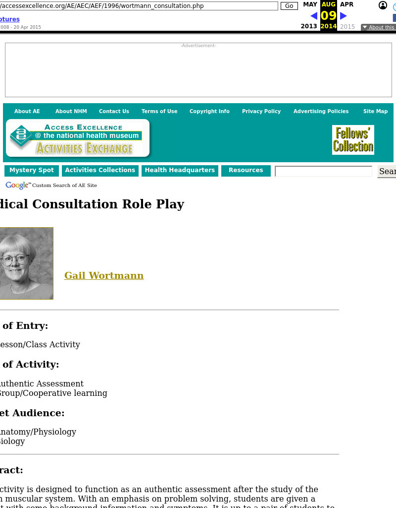 Medical Consultation Role Play Lesson Plan