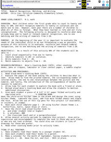 Counting Book Lesson Plan