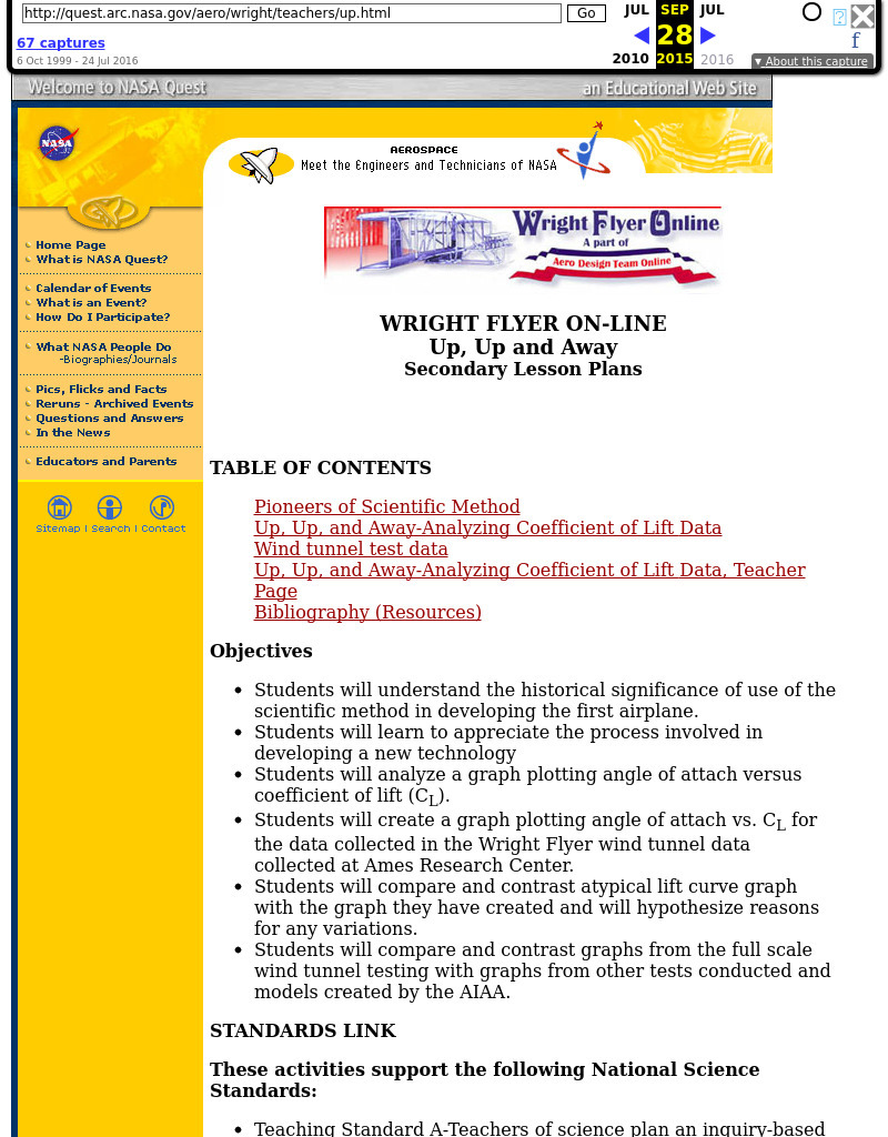 Untitled Document Aerospace Team Online: Lesson Plan