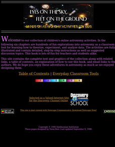 Eyes on the Sky, Feet on the Ground Lesson Plan