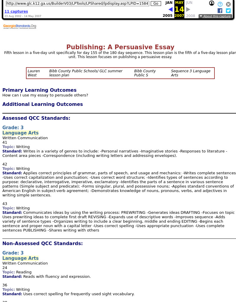 Publishing: A Persuasive Essay Lesson Plan
