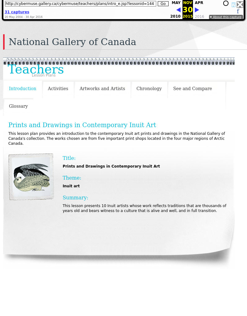 Impressive prints! Lesson Plan