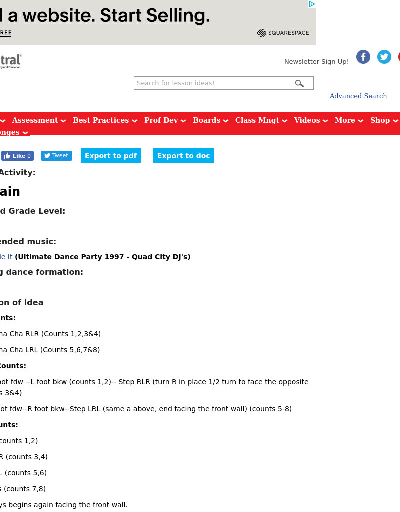 The Train Lesson Plan