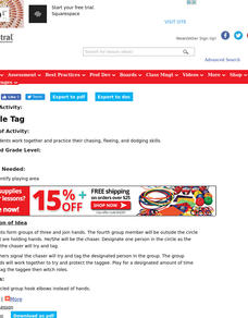 Triangle Tag Lesson Plan