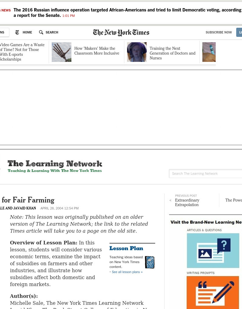 Fighting for Fair Farming Lesson Plan