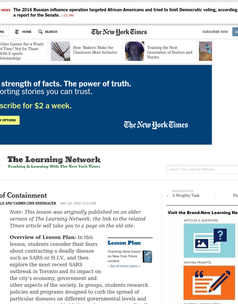 Policies of Containment Lesson Plan