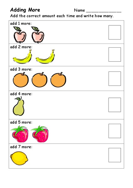 Adding More Worksheet