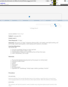 A Buggy Bunch Lesson Plan