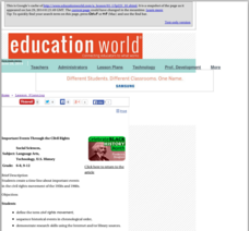 Civil Rights Time Line Lesson Plan