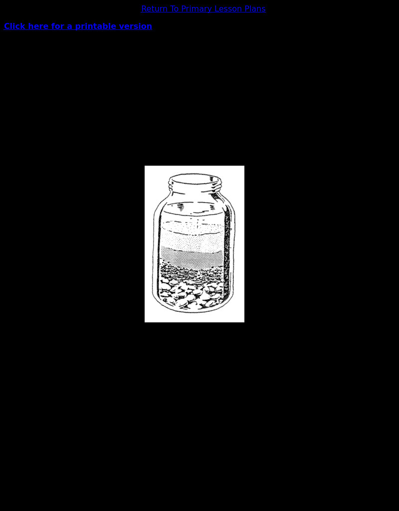 Sedimentary Rock Activities Lesson Plan