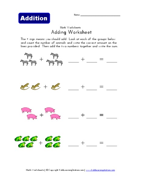 Adding Worksheet Worksheet