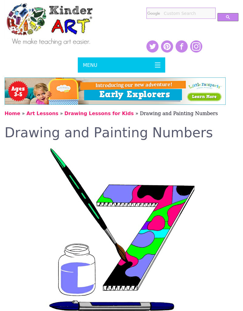 Beautiful Numbers Lesson Plan