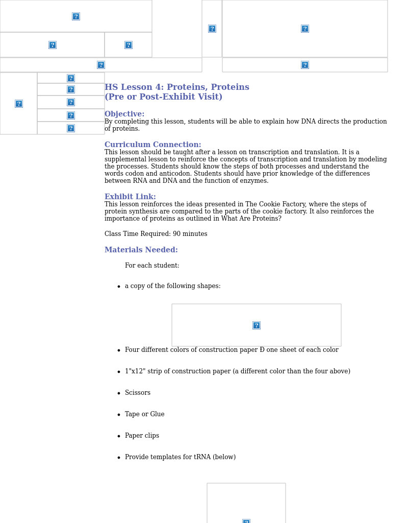 Genome:  The Secret of How Life Works Lesson Plan