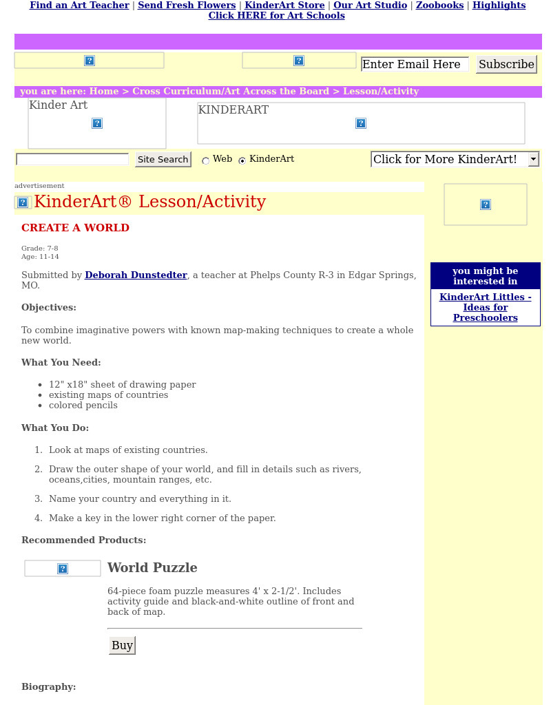 Create a World Lesson Plan