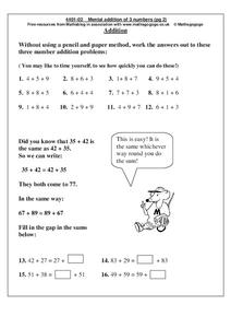 Addition Worksheet