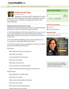 Salute to the Flag Lesson Plan