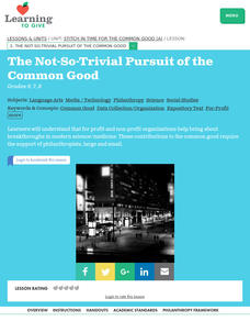 The Not-So-Trivial Pursuit of the Common Good Lesson Plan