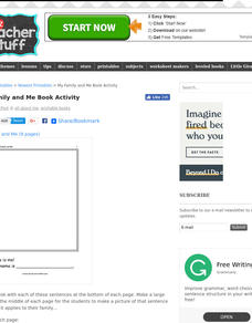 My Family and Me! Lesson Plan