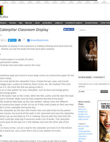 Book Caterpillar Lesson Plan