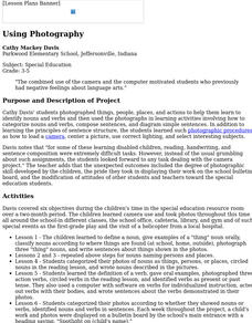 Using Photography Lesson Plan