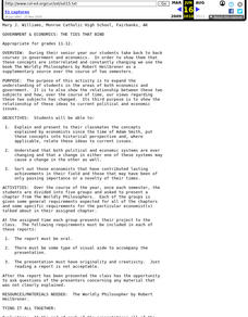 Government and Economics: The Ties that Bind Lesson Plan
