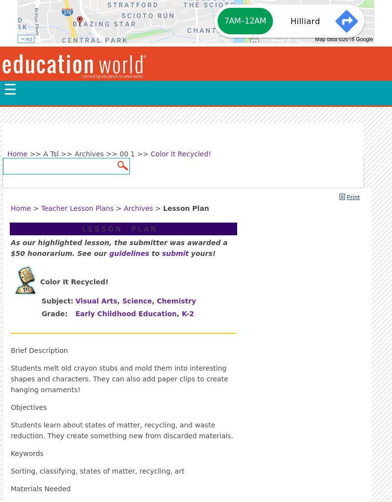 Create A Living Museum Lesson Plan