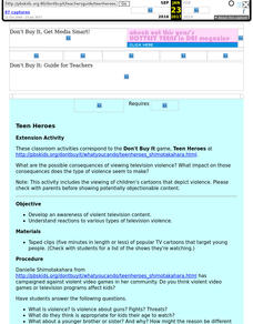 Teen Heroes Lesson Plan