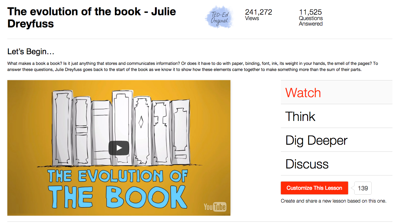 The Evolution of the Book Instructional Video
