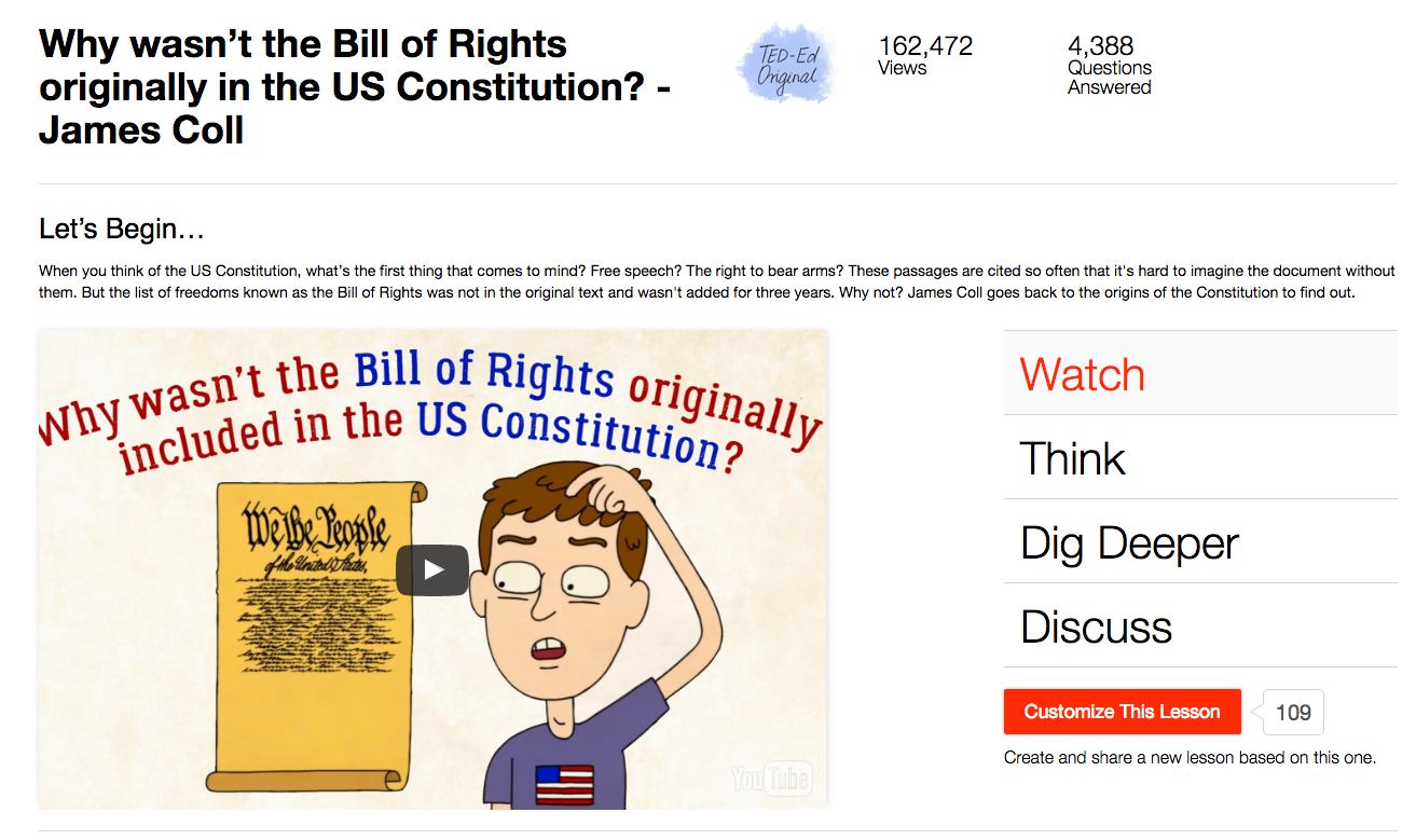 Why Wasn’t the Bill of Rights Originally in the US Constitution? Instructional Video