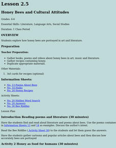 Honey Bees and Cultural Attitudes Lesson Plan