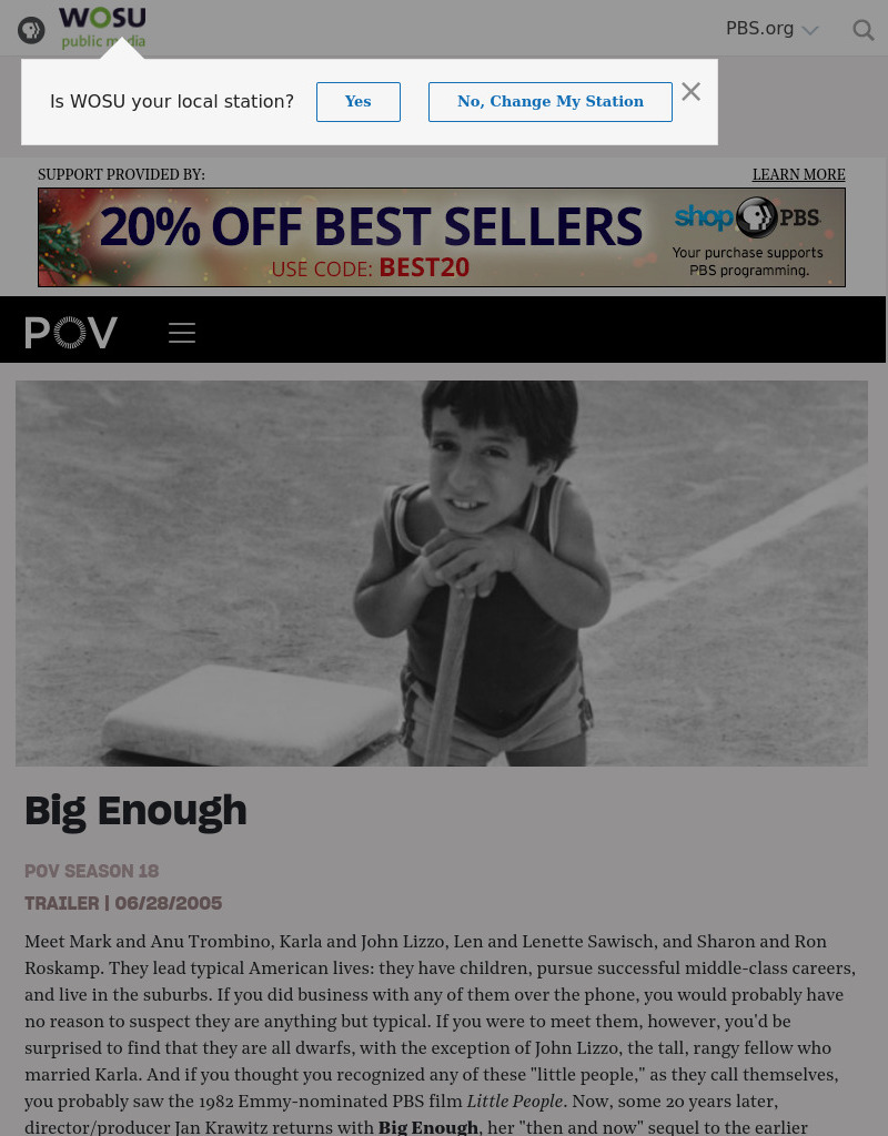 "Big Enough" Lesson Plan Lesson Plan