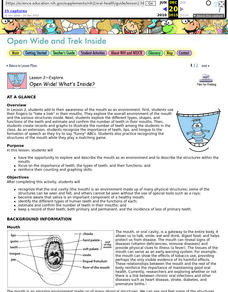 Open Wide, What's Inside? Lesson Plan