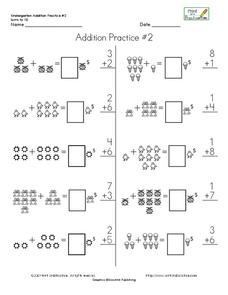 Addition Practice #2 Worksheet
