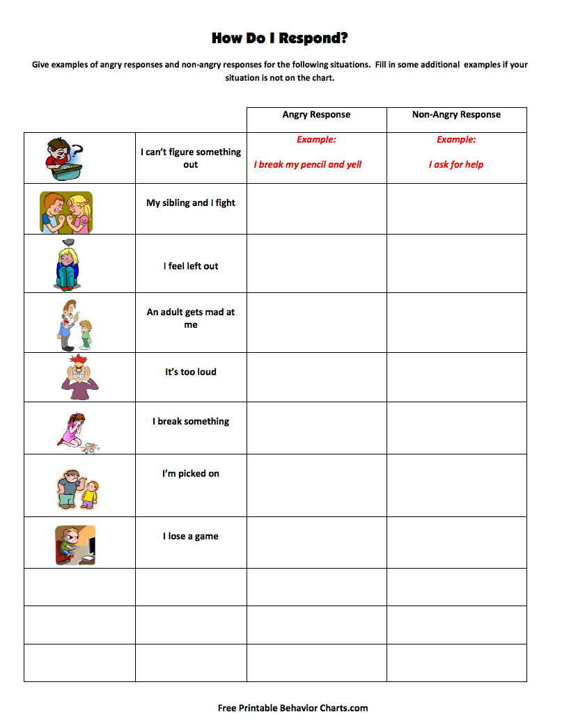 How Do I Respond? Printables