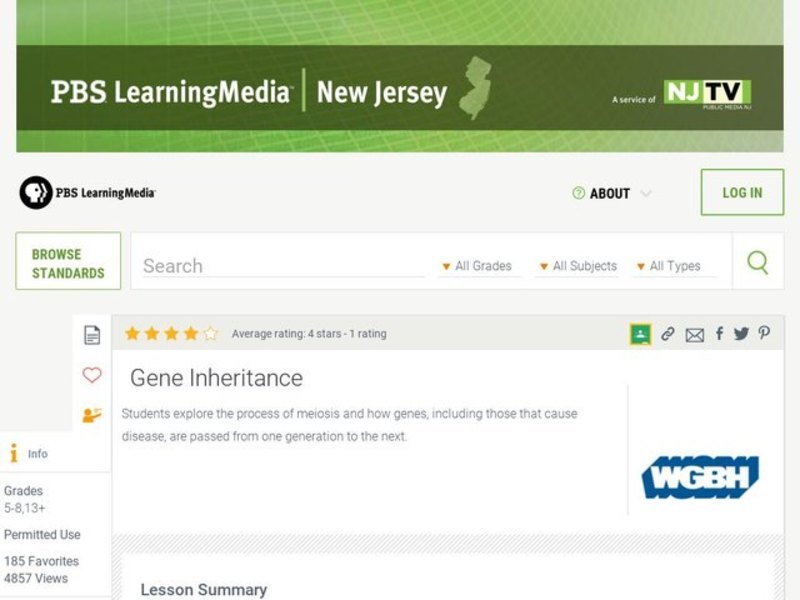 Gene Inheritance Lesson Plan